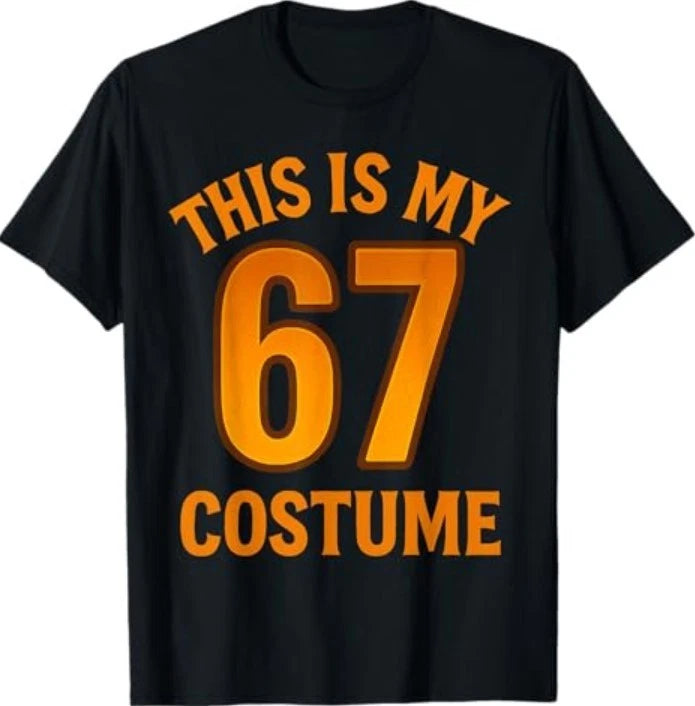 This is My Halloween 67 Costume Lazy Brainrot Meme T-Shirt