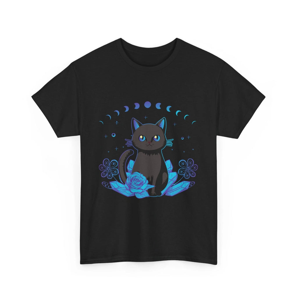 Cat Kawaii Shirt, Crystal Alchemy Cat Moon Phases Anime Lovers Cute Shirt