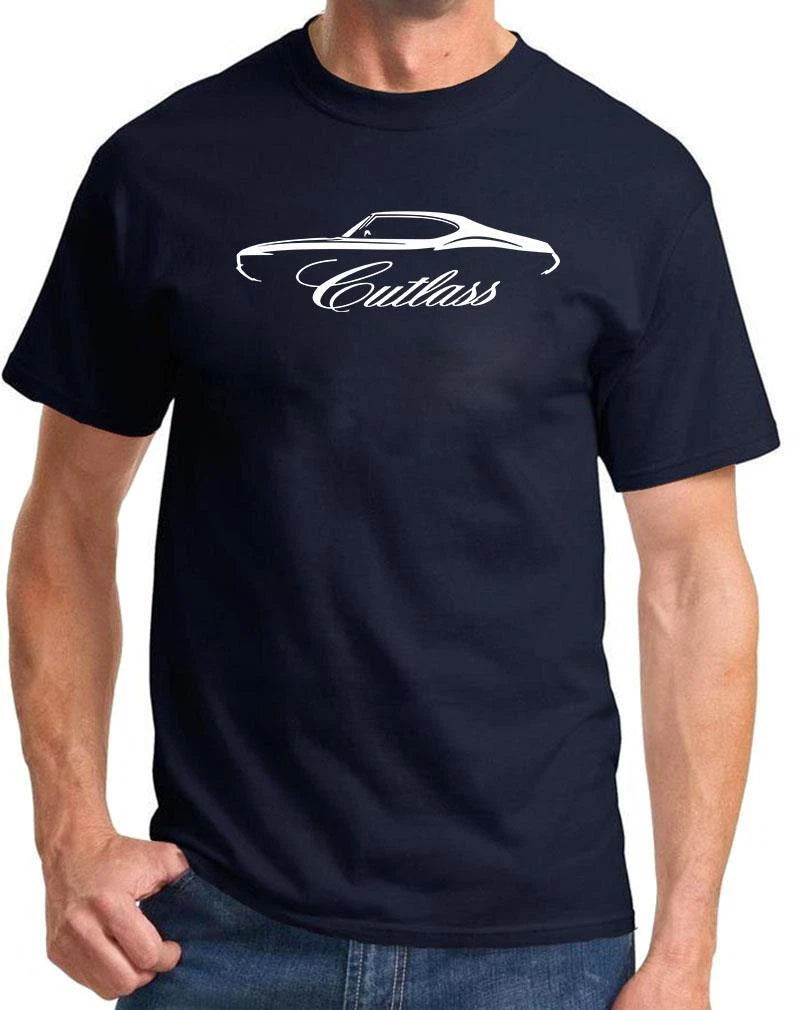 1970 1971 1972 Olds Cutlass Hardtop Outline Design Tshirt NEW COLORS