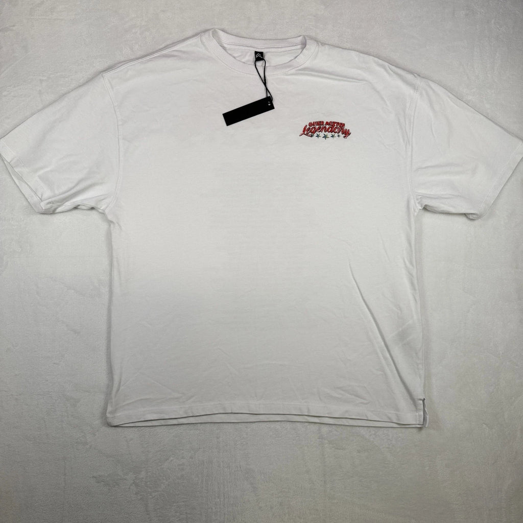 ONER Active Legendary Tour Graphic T-Shirt Men's Size Medium White Oversized
