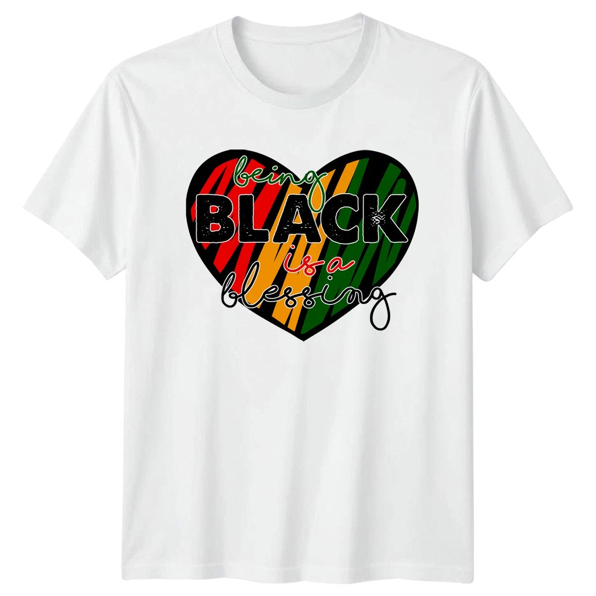 Being Black Is A Blessing T-Shirt Juneteenth Gift For Him And Her