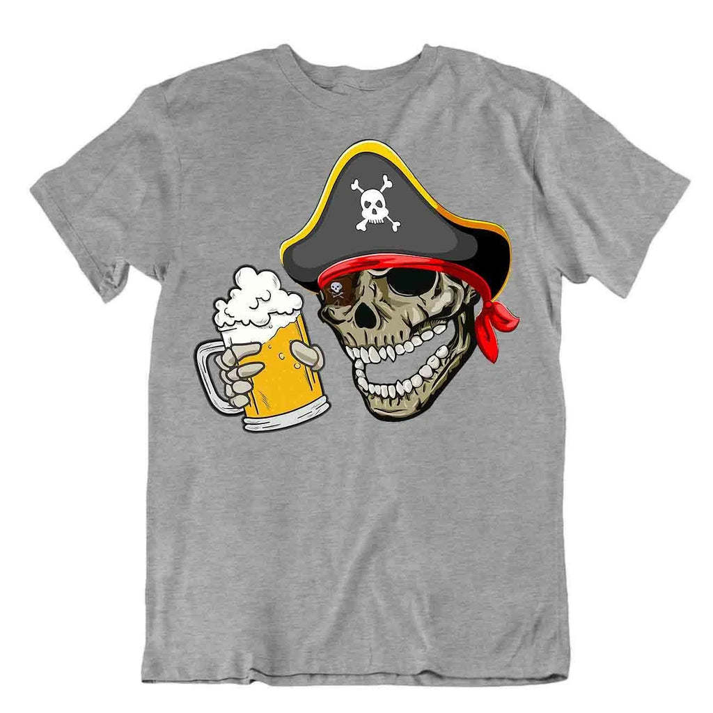 Pirat Beer Night Birthday Party T-SHIRT Oktoberfest Beer TEE SUMMER ALOHA SHIRT