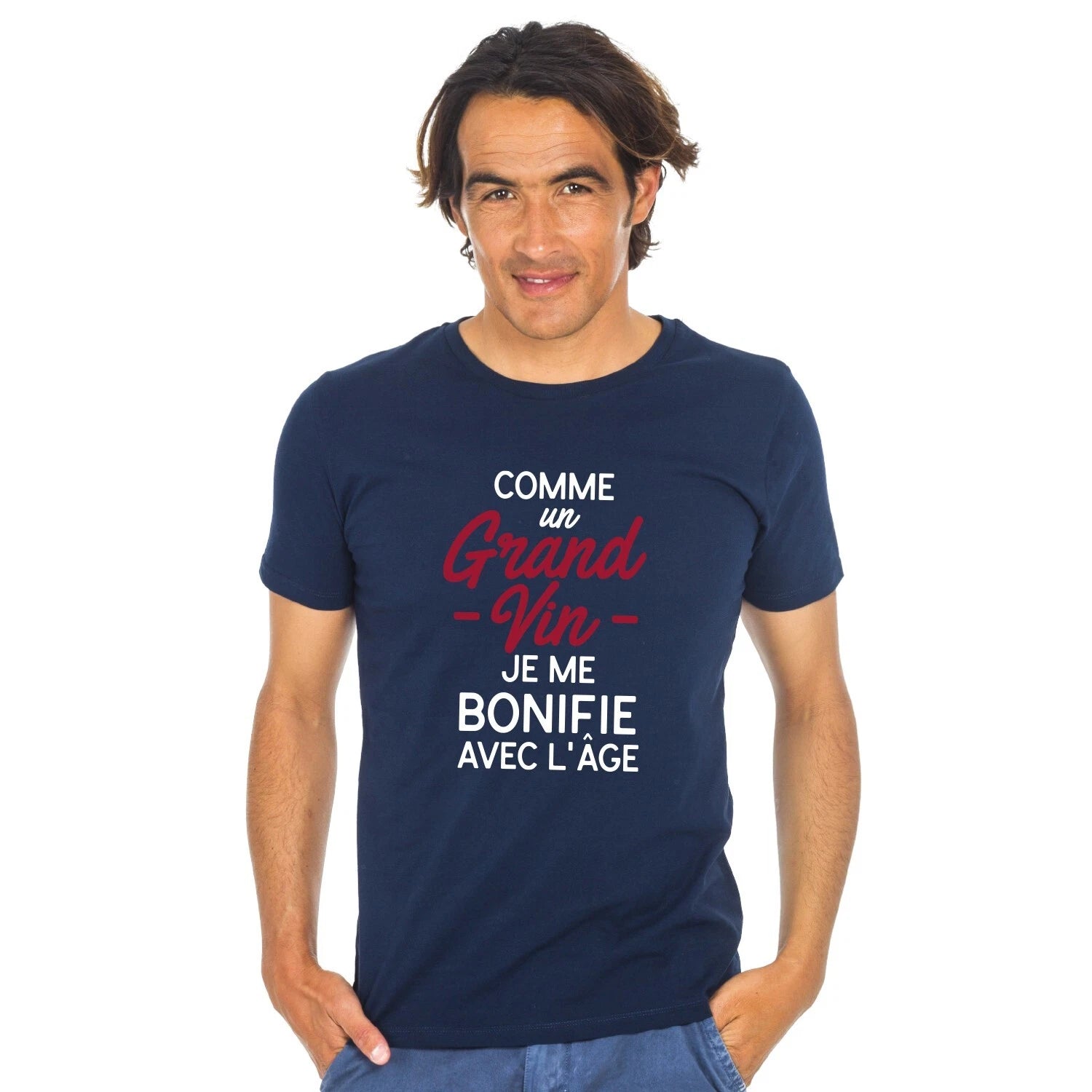 Men's Short Sleeve T-Shirt Like A Fine Wine I Improve With Age WAF