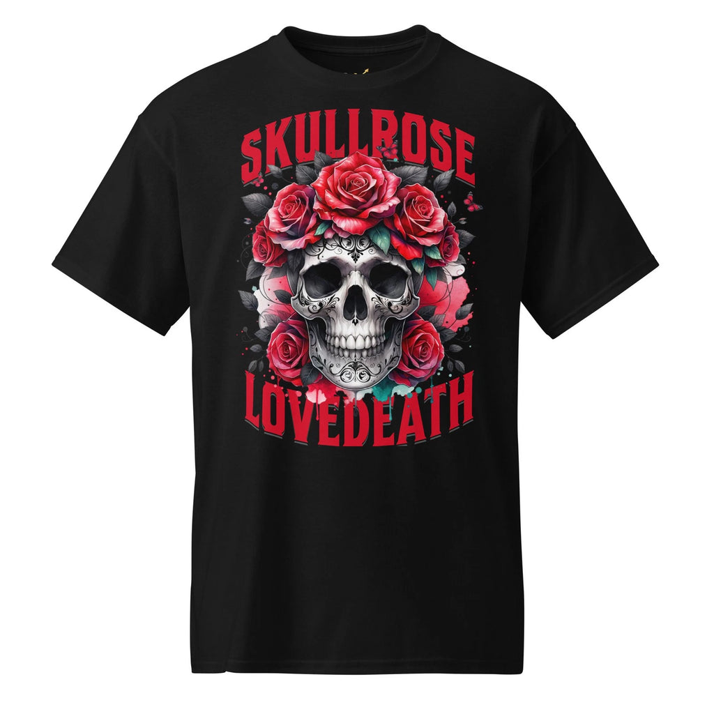 Skull Rose Love Death | DryBlend® Trendy T-Shirt