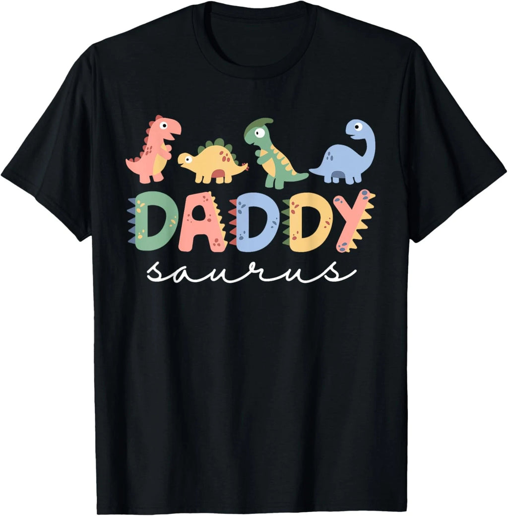 Daddysaurus Rex Dinosaur Dad Family Joke Unisex T-Shirt