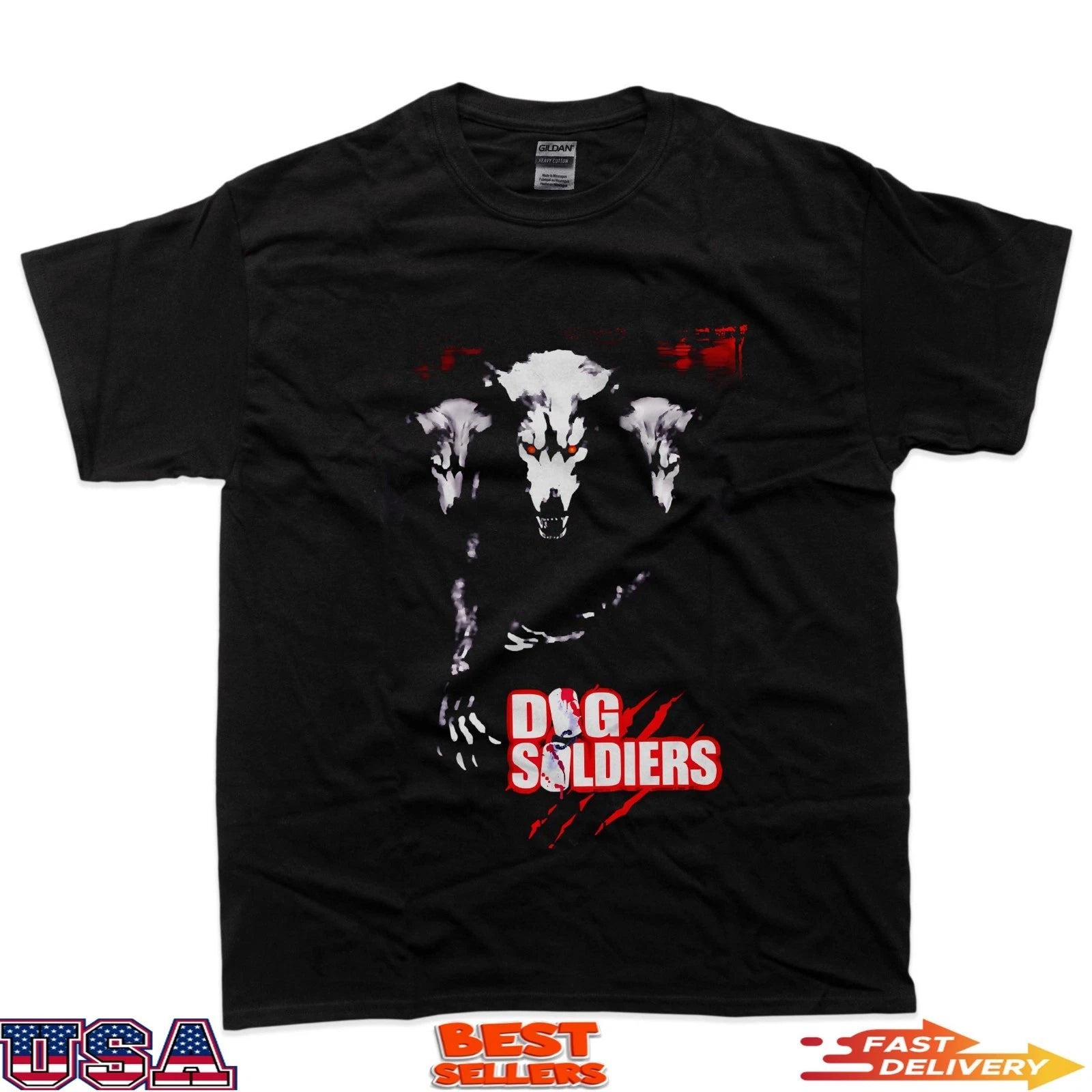 Dog Soldiers Black T-Shirt