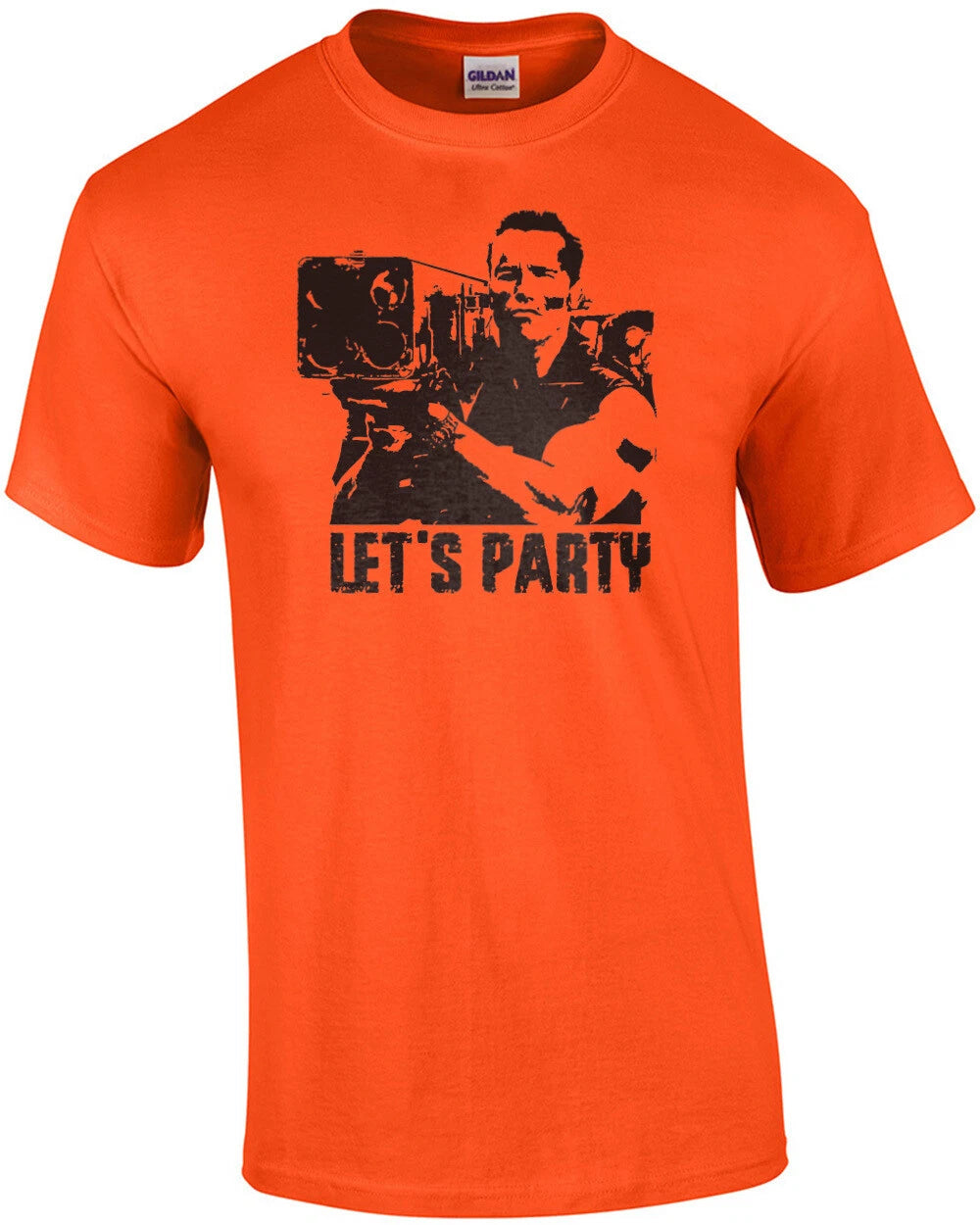 Let's Party - Commando - Arnold Schwarzenegger - 80's T-Shirt