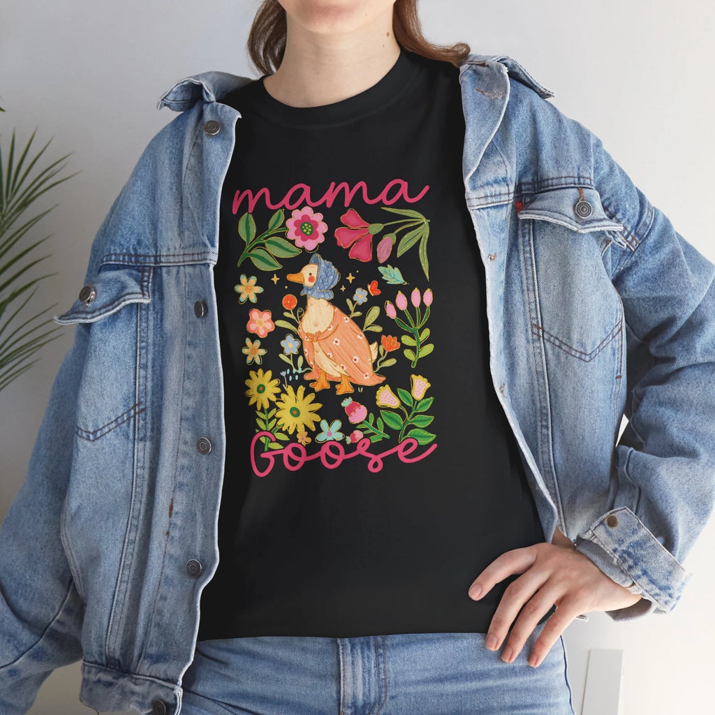 Comic T-Shirt - Cartoon & Humor-Inspired Tee boho mama goose Shirt