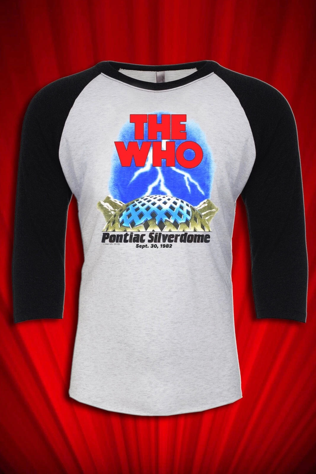 the Who Pontiac Silverdome Vintage Tour Jersey 1982 Tee My Generation