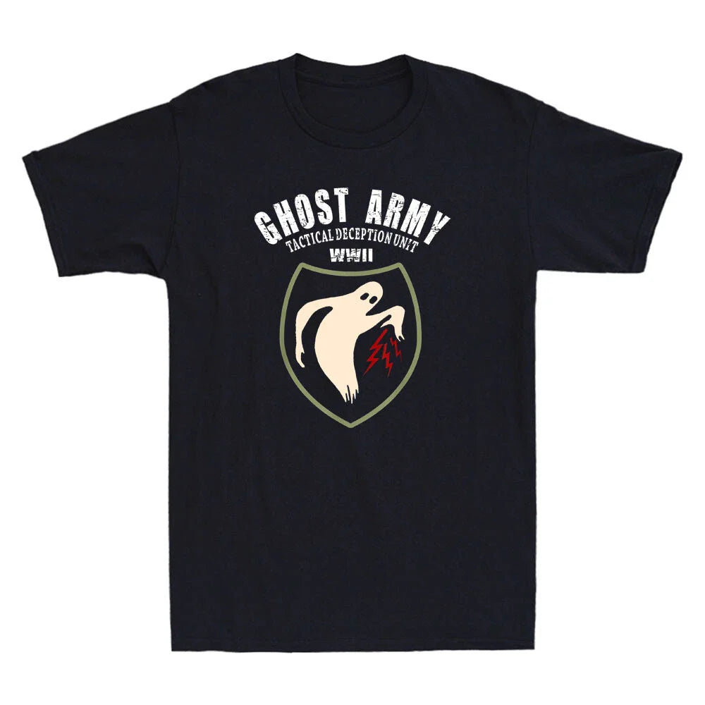 Ghost Army World War 2 Tactical Deception Unit Funny Design Vintage Mens T-Shirt
