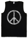 PEACE SYMBOL GYM TANK TOP Sign Logo Peace Rainbow Hippie 60s Culture Gay