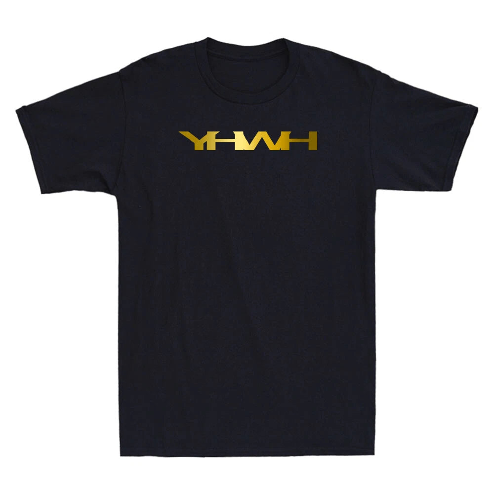 Christian Jesus Yahweh Funny Christian Hebrew Slogan Men's Short Sleeve T-Shirt