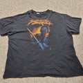 Liquid Blue Jimi Hendrix Shirt Mens 45XLT Tall Big Black Rock Band Graphic Tee