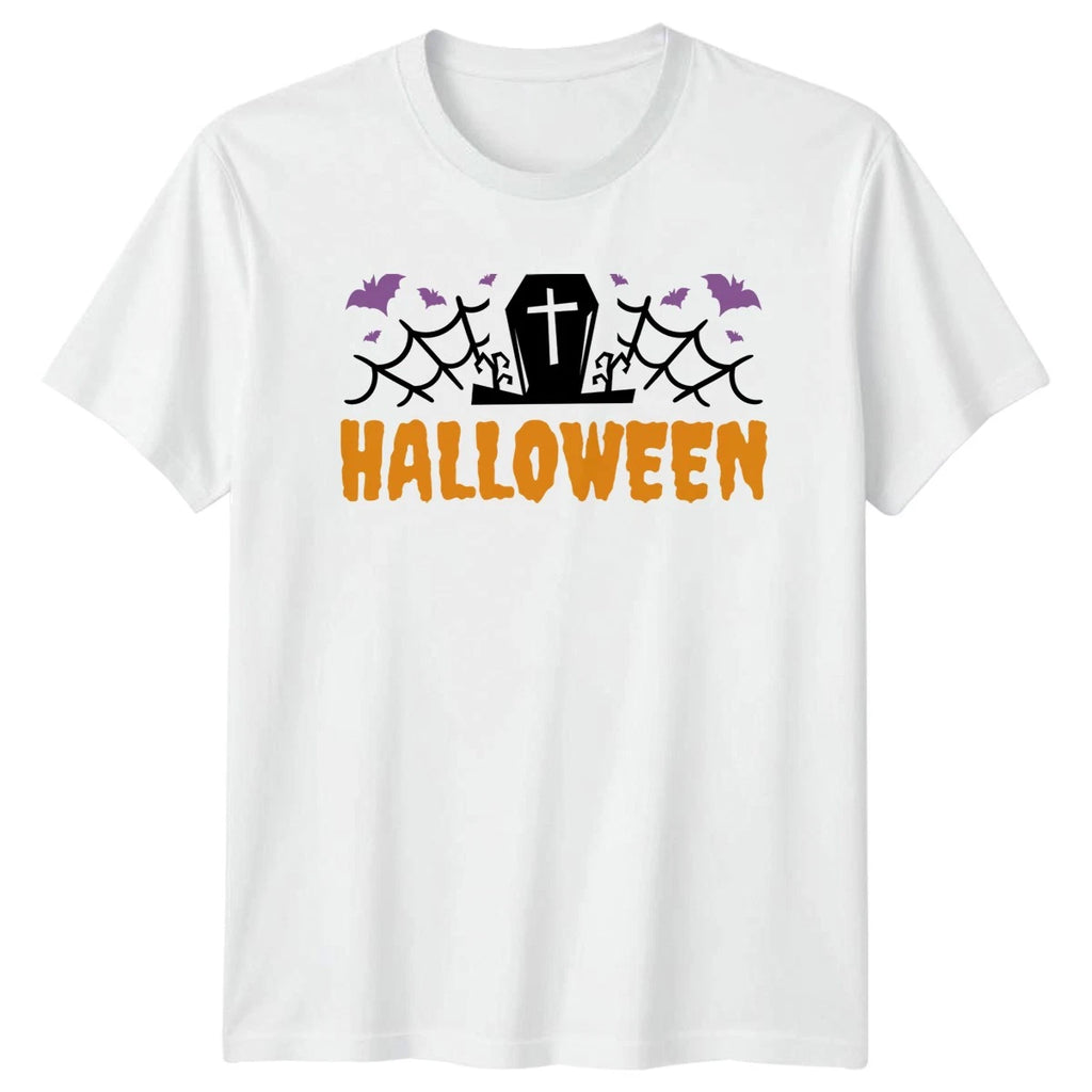 Halloween Coffin Cross Bats T-Shirt Gothic Halloween Gift For Him And Her