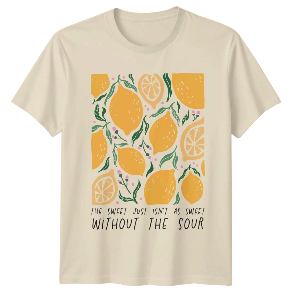Sweet Sour Lemons Boho Nature Graphic T-Shirt