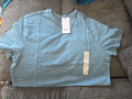 NEW Goodfellow Men’s T-Shirt Crew Neck Short Sleeve, Light Blue, Medium