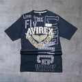 Avirex Graphic T Shirt Y2K Oversized Tee Size M Y2K Hiphop Skater 90s