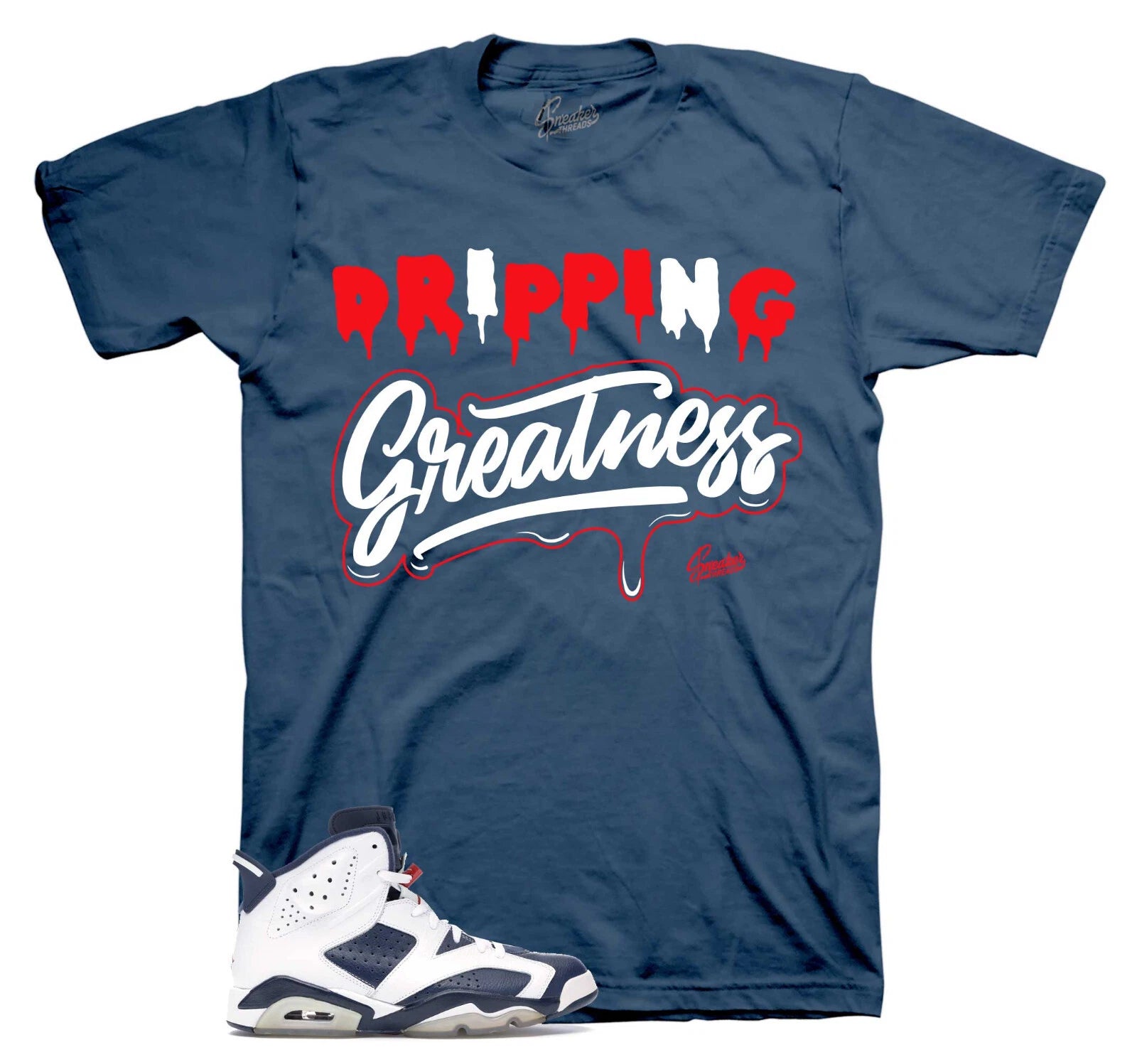 Shirts To Match Retro 6 Olympic Paris - Drip Greatness Sneaker Tees