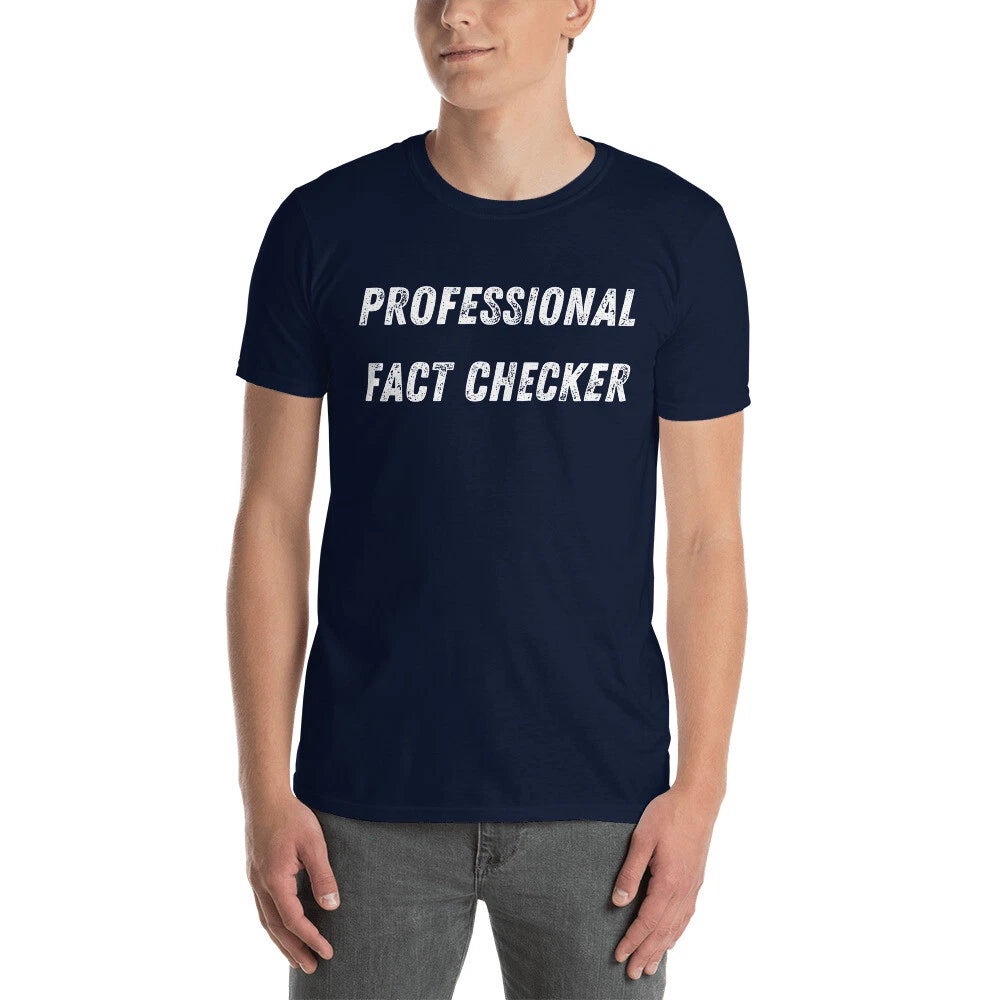 Funny Tshirt Professional Fact Checker