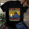 I Like Beer and Camping and Maybe 3 People Tshirt