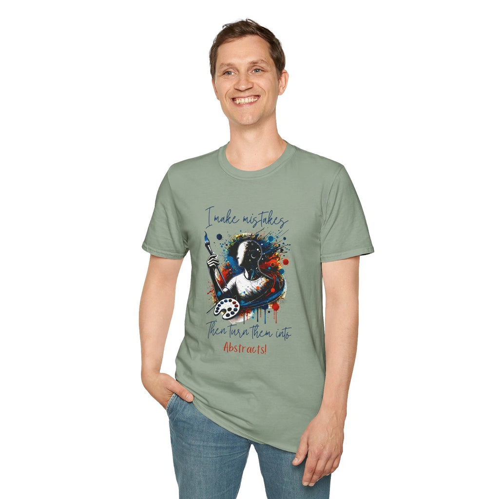 Artistic Mistakes Unisex T-Shirt, Perfect for Creative Souls, Gift for Artists,