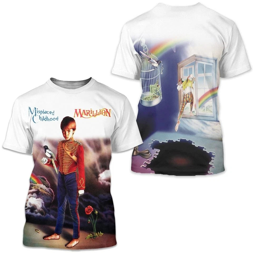 Hot Marillion Merch 3D Shirt, 90S Rock Legends All-   All Size T-Shirt U18.704