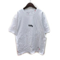POEMS POEMS Men's L White Cotton Short Sleeve T-Shirt Milky Cut Sewn Top