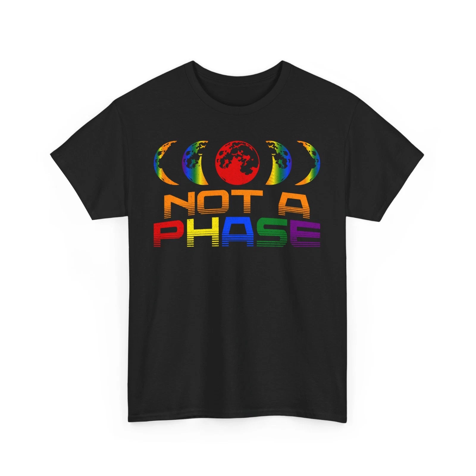 Not A Phase T-shirt,  LGBT Festival T-Shirt, Customizable T-shirt, Trendy top,