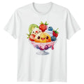 Cute Kawaii Fruit Sundae T-Shirt Summer Dessert Gift For Him And Her