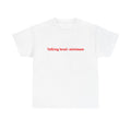 Talking level: minimum T-Shirt | Minimal Text Tee, Introvert Shirt