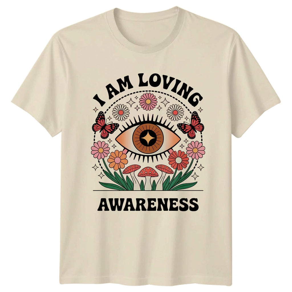 I Am Loving T-Shirt Boho Style Spiritual Wellness Birthday Gift For Him And Her