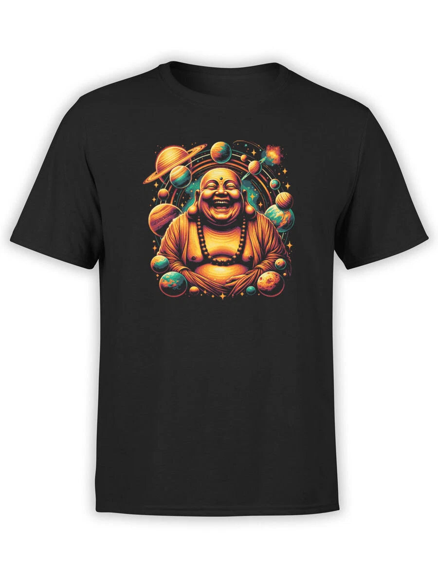 FANTUCCI Unisex T-Shirts | Laughing Buddha T-Shirt | 100% Cotton