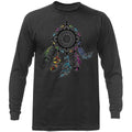 Beautiful Black Dream Catcher Native American Boho Feather Long Sleeve T-Shirt