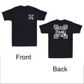 Fuc k You Q R Code Funny QR Code Joke Quote Front & Back Vintage Men's T-Shirt