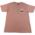 Pirana Joe Shirt Mens Large Pink Antigua Graphic Fish Tee Unique Logo Cotton