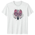 Gothic Ribcage Roses Bat Spiderwebs T-Shirt Pastel Goth Gift For Him And Her