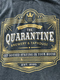 Quarantine Brewery & Taphouse Graphic T Shirt Size XL Est 2020 Social Distancing