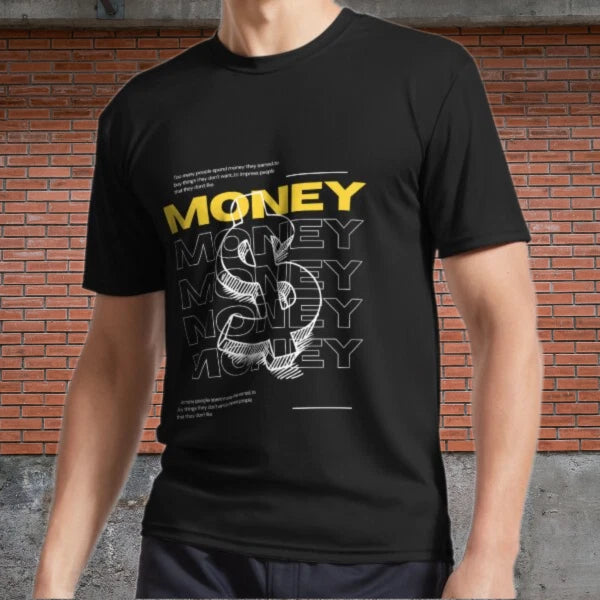 Cool Money Active Logo T-Shirt Funny Size S to 5XL