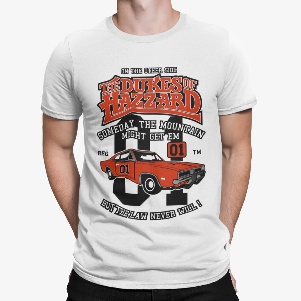 homage 80s 90s stag do tv show film movie t shirt for the dukes of hazzard fans