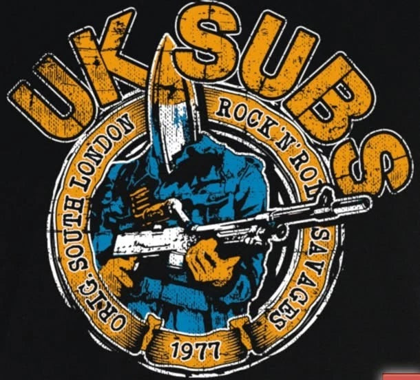 1977 Tour UK Punk U.K. Subs Band Logo T-shirt S to 5XL 2F1978