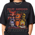 Vintage 90s Five Nights At Freddy's T-Shirt, Gift For Fan, Short Sleeve, Unisex