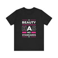 Minimalist Pink Line Art Unisex Tee, Casual T-Shirt, Graphic Tee, Artsy Gift,
