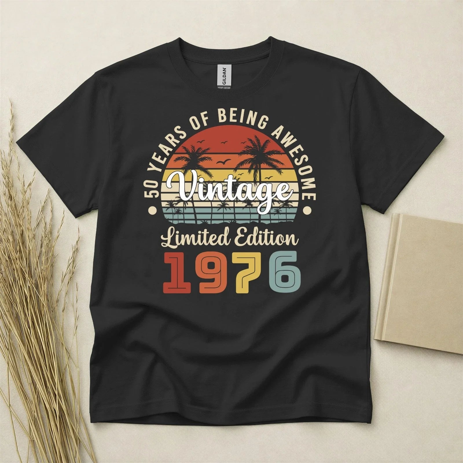 50th Birthday shirt Born In 1976 50 Years Old Gifts Vintage T-Shirt 1976 Fifty