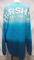 Hershey's Spirit long sleeve T-Shirt top blue tie dye Unisex Size Sz 2XL XXL