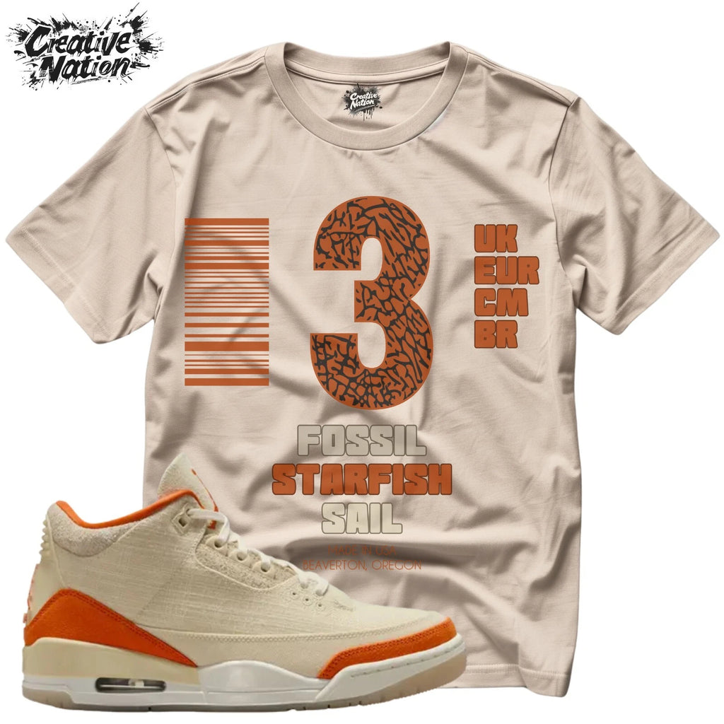 Shirt To Match 3 TEX Starfish Unisex Tee Sneaker Shirt Basketball Shirt
