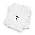 Minimalist Cross Graphic Tee, Faith-Based Shirt, Unisex Cotton T-Shirt, [...]