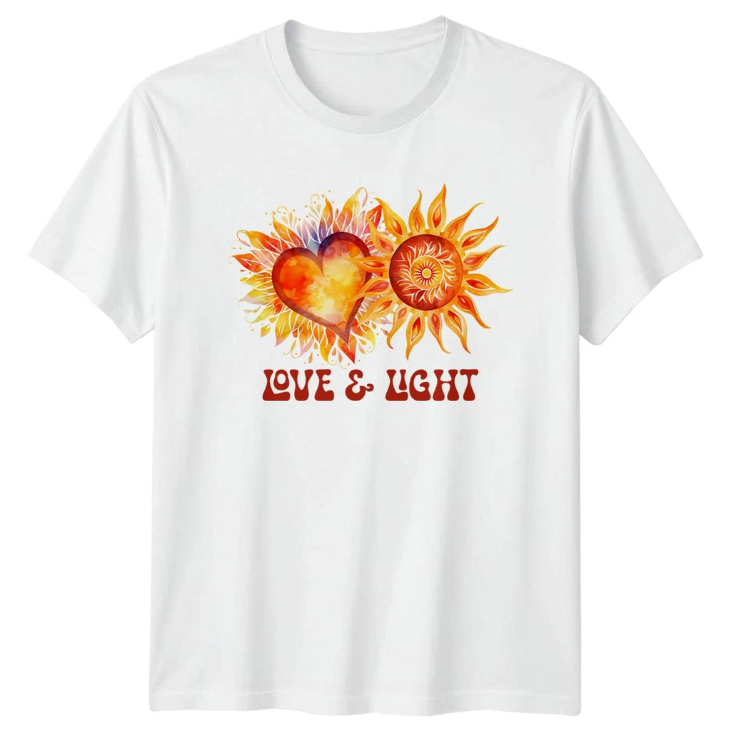 Love & Light T-Shirt Boho Halloween Hippie Halloween Gift For Him And Her