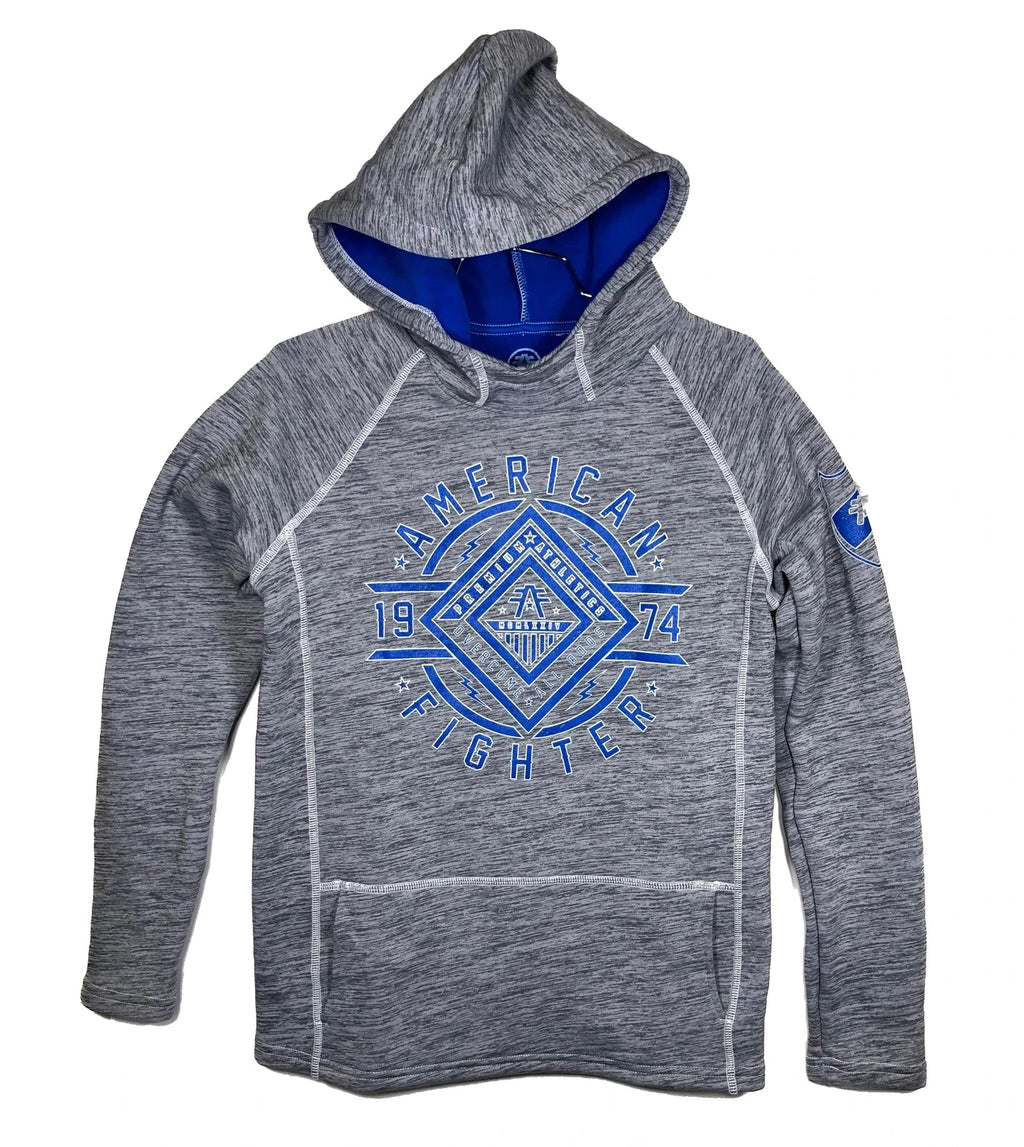 AMERICAN FIGHTER Boy's Hoodie BIRCHWOOD Heavy weight Hood Gray MMA S M L