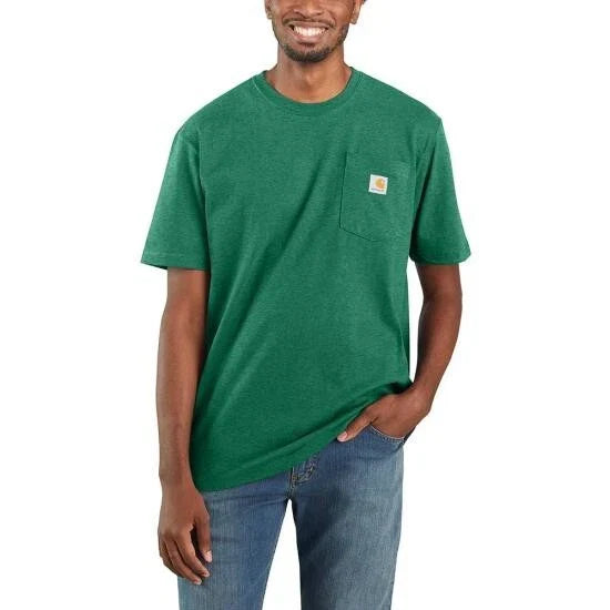 Carhartt Men's K87 Loose Fit Workwear Short Sleeve-Tshirt-15 color opts-Buy more