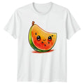 Cute Kawaii Watermelon Slice T-Shirt Summer Gift For Him And Her